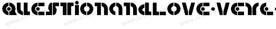 Questionandlove-veYE字体转换