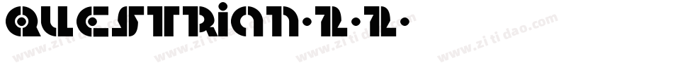Questrian-2-2字体转换