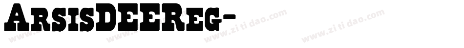 ArsisDEEReg字体转换