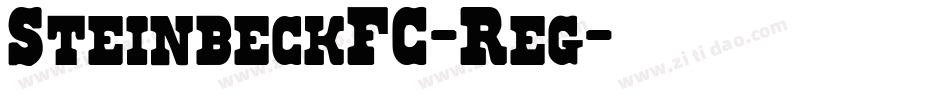 SteinbeckFC-Reg字体转换