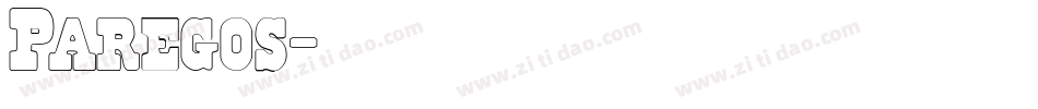 Paregos字体转换