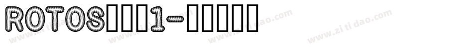 ROTOS___1字体转换