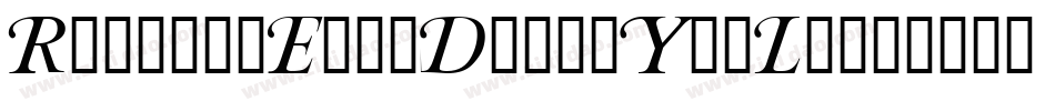 RoxanneEleaDemo-YzyL8字体转换