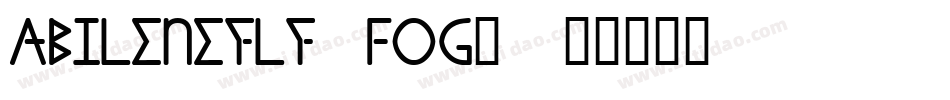 AbileneFLF.fog_字体转换
