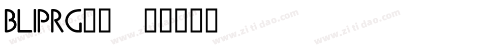 BLIPRG__字体转换