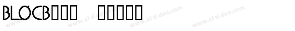 BLOCB___字体转换