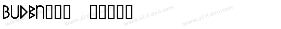 Budbn___字体转换
