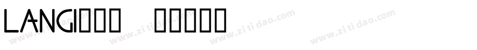 LANGI___字体转换