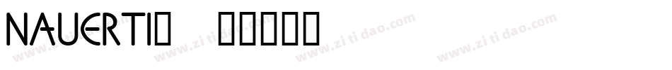 NAUERTI_字体转换