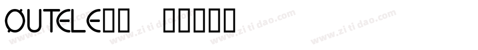 OUTELE__字体转换