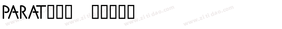 PARAT___字体转换