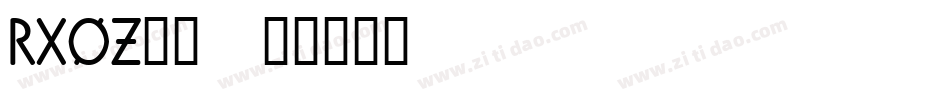 RxOZ__字体转换