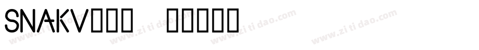 SNAKV___字体转换