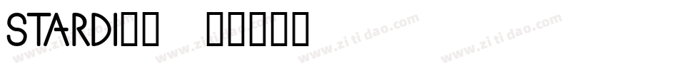 STARDI__字体转换