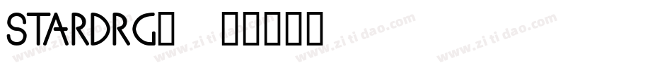 STARDRG_字体转换