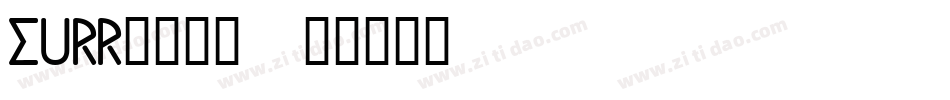 eurr____字体转换