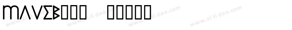 maveb___字体转换