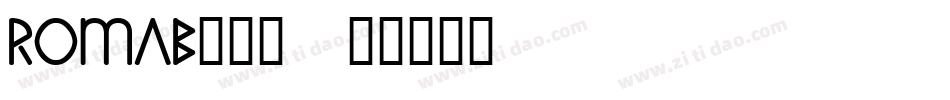 romab___字体转换