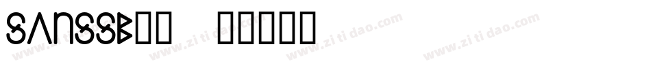 sanssb__字体转换