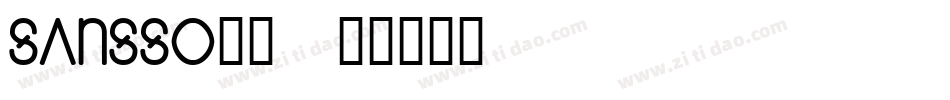 sansso__字体转换