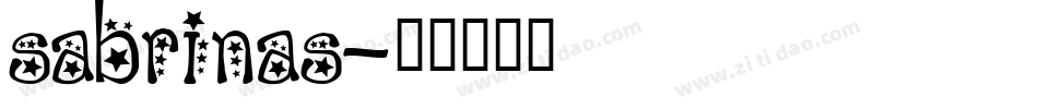 SABRINAS字体转换