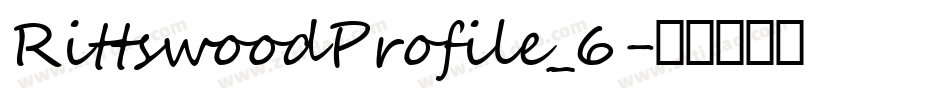 RittswoodProfile_6字体转换