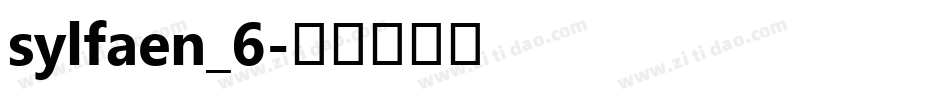 sylfaen_6字体转换