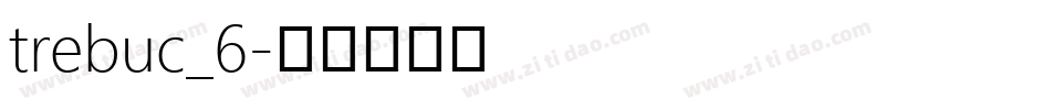 trebuc_6字体转换