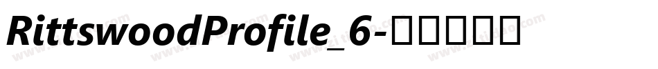 RittswoodProfile_6字体转换