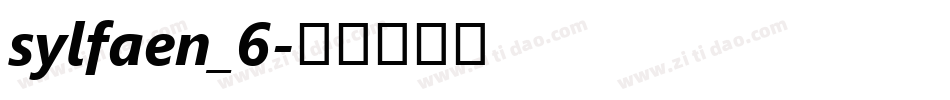 sylfaen_6字体转换