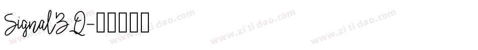 SignalBQ字体转换