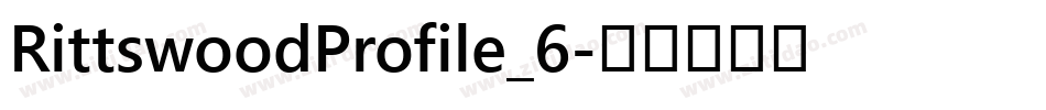 RittswoodProfile_6字体转换