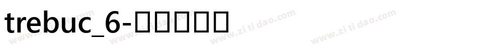 trebuc_6字体转换