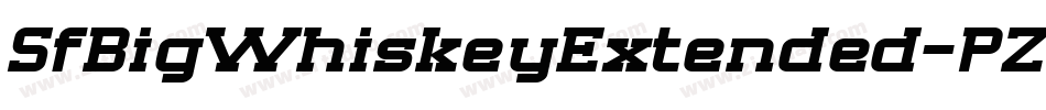 SfBigWhiskeyExtended-PZad字体转换 SfBigWhiskeyExtended-PZad字体转换