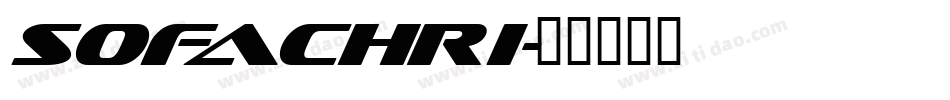 sofachri字体转换