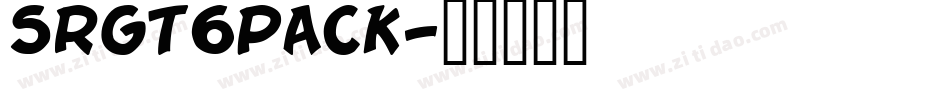 srgt6pack字体转换