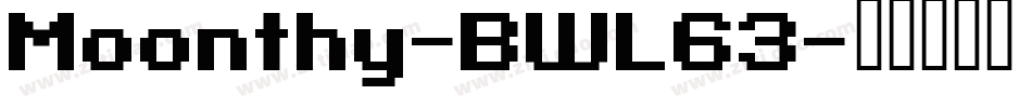 Moonthy-BWL63字体转换