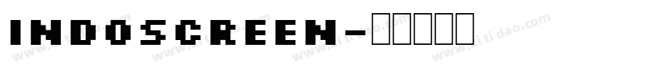INDOSCREEN字体转换