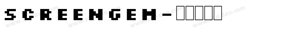 Screengem字体转换