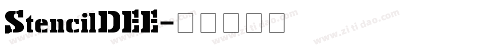StencilDEE字体转换