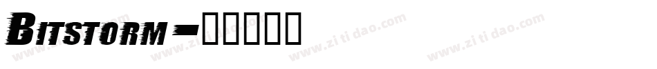 Bitstorm字体转换