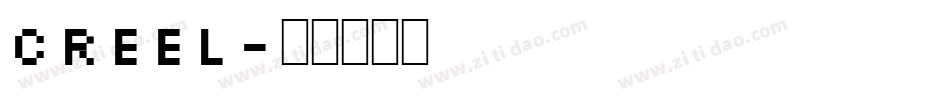 CREEL字体转换
