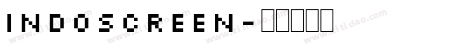 INDOSCREEN字体转换