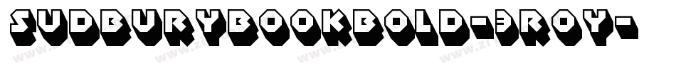 SudburyBookBold-3R0y字体转换