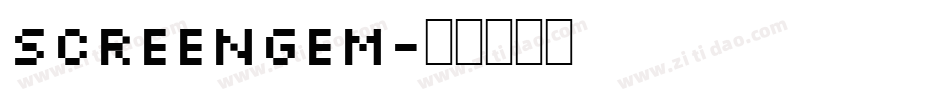 Screengem字体转换