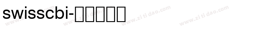 swisscbi字体转换
