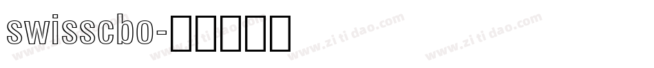 swisscbo字体转换