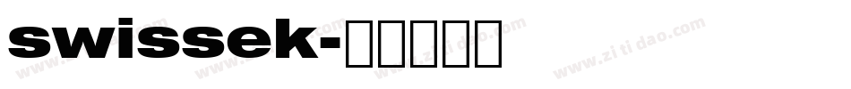swissek字体转换