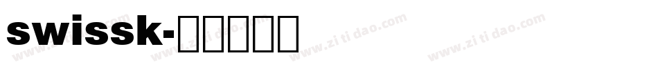 swissk字体转换
