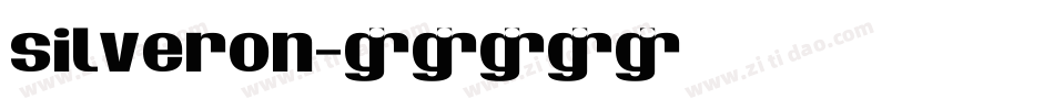 Silveron字体转换